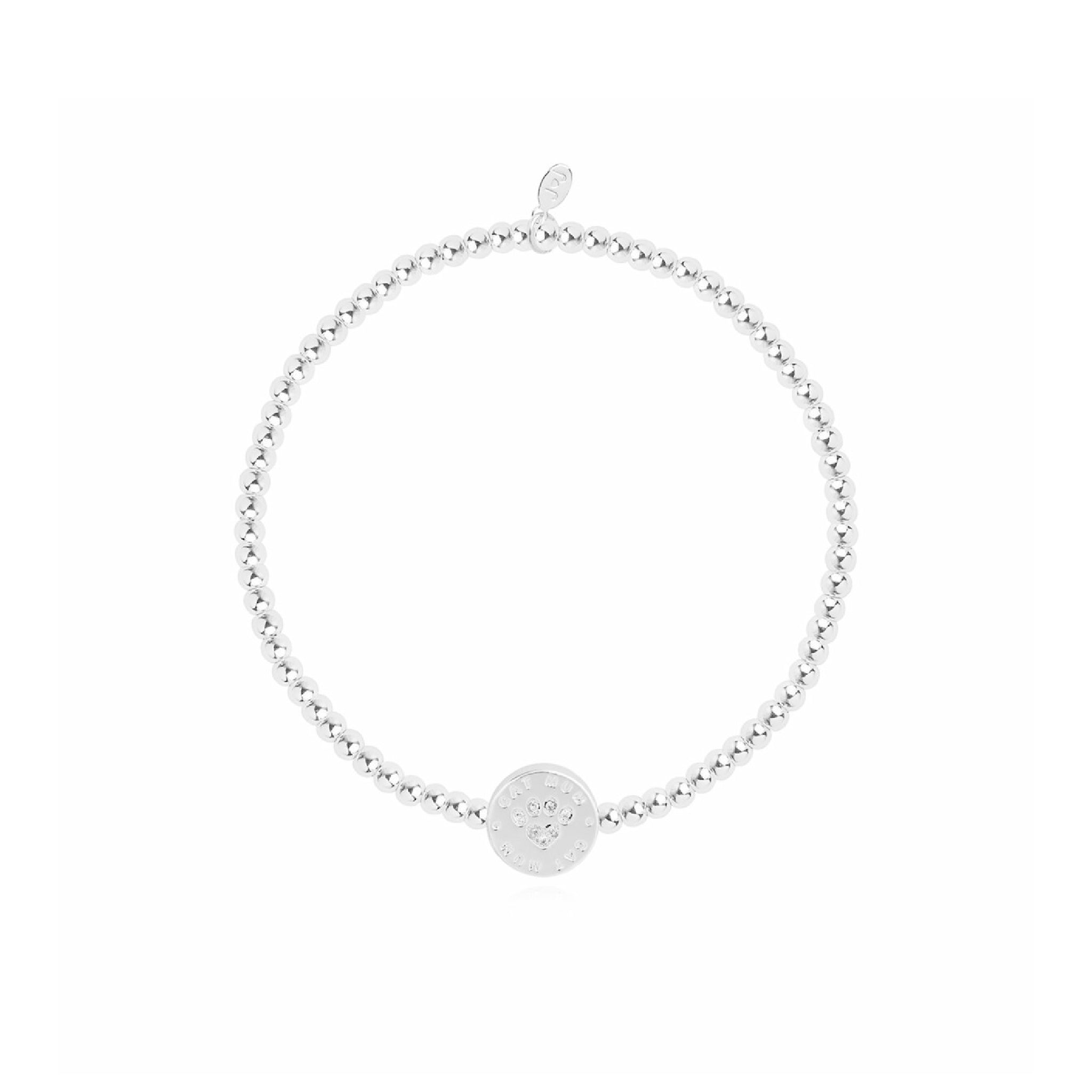 A Little 'Cat Mum' Bracelet | Silver Plated