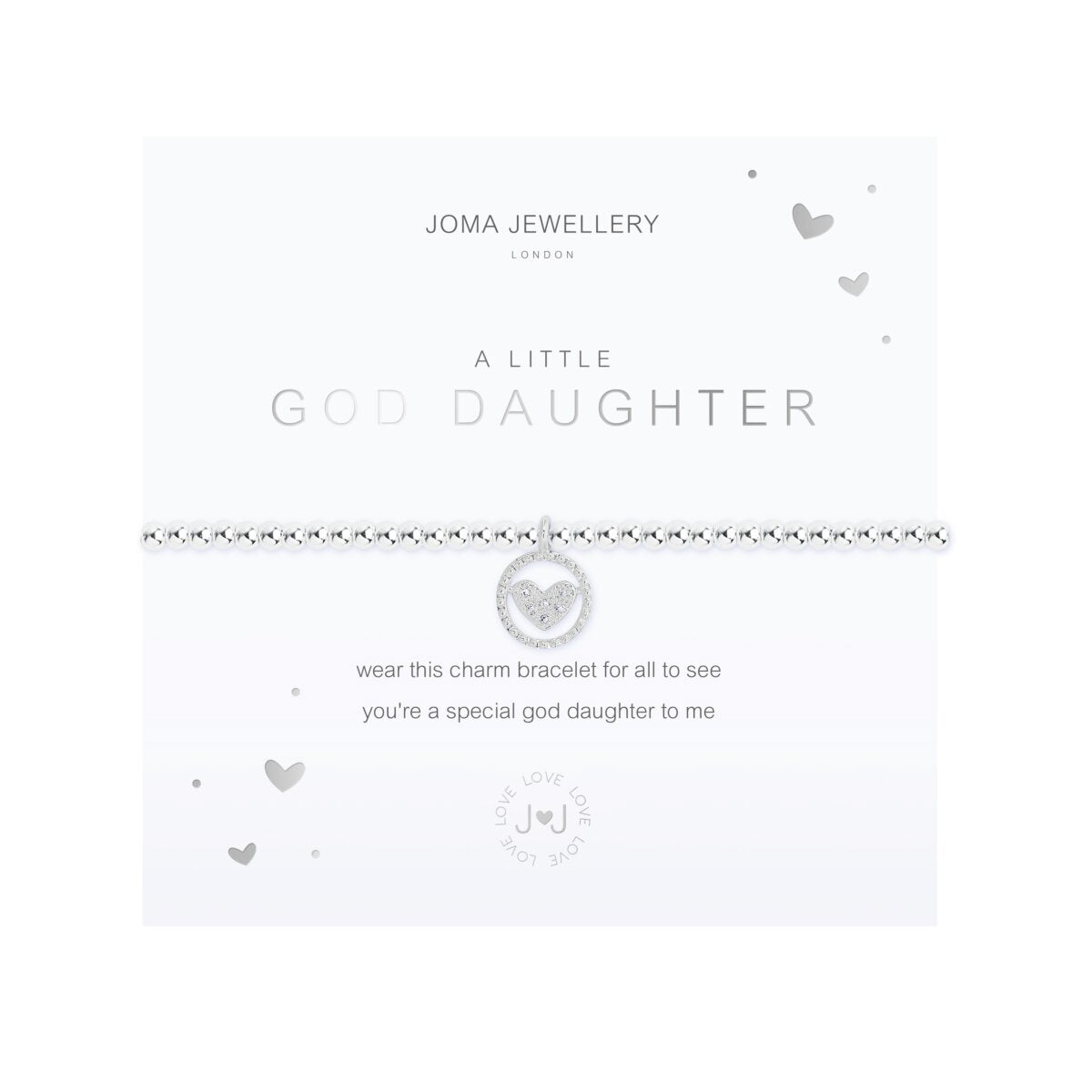 A Little 'God Daughter' Bracelet | Silver Plated