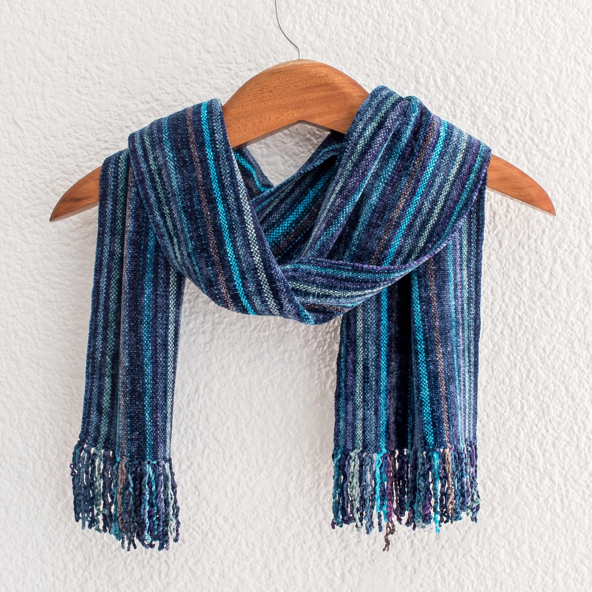 Rayon from Bamboo Chenille Scarf - Sapphire Traditions